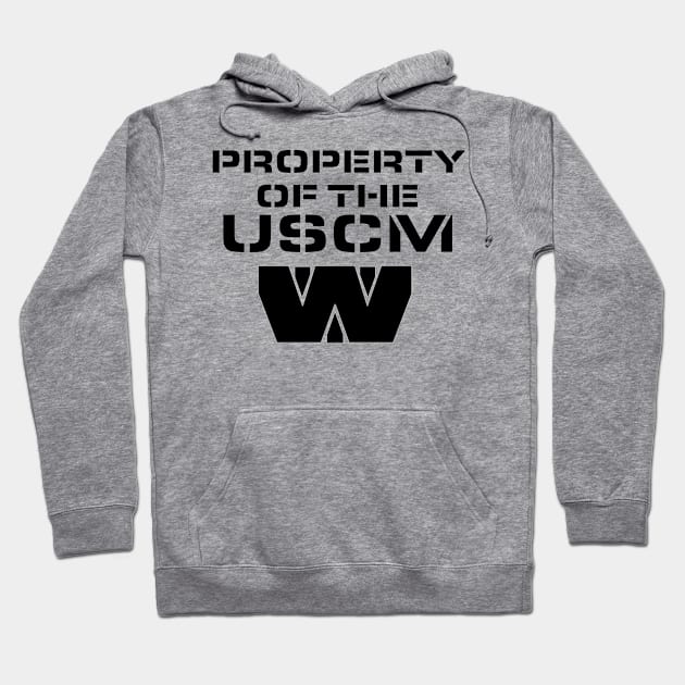 Property of the USCM Hoodie by Spatski